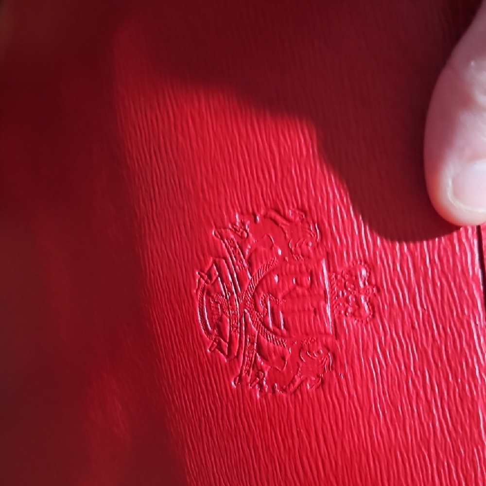 Polo Ralph Lauren Red Leather Women's Bag - Picture 9 of 9